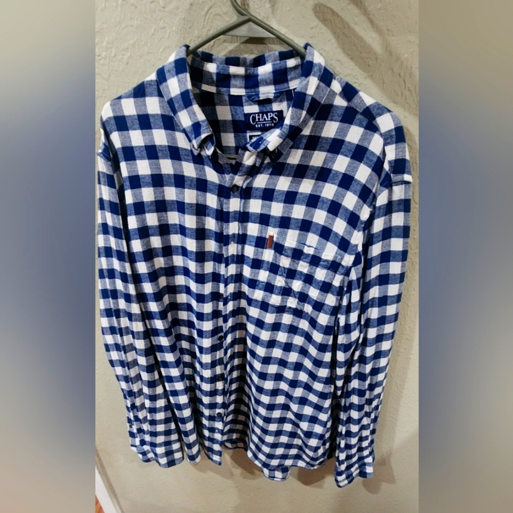 Chaps performance button down flannel shirt